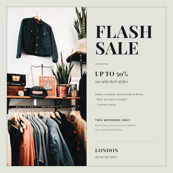 Flash Sale