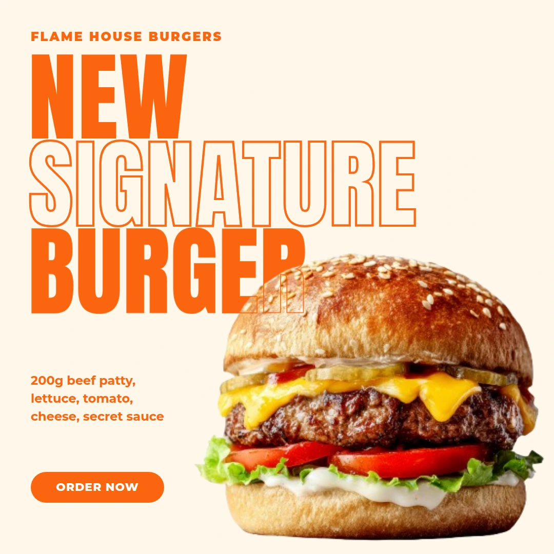 New Signature Burger